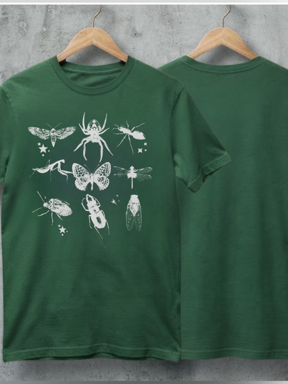 Insect Collage Graphic Tee | Nature Bugs | Vintage Entomology | Insect Lover